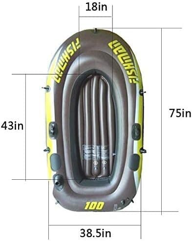 Inflatable Kayak, PVC Inflatable Boat, Kayak Series with Many Accessories, Standard Version for Water Sports