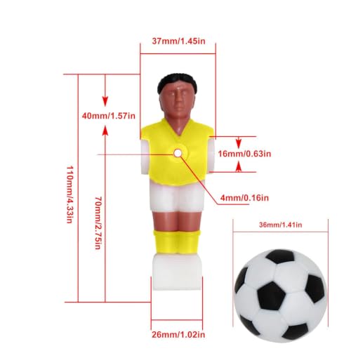 Muñecos de futbolín: solucione las roturas en su mesa con este set de figuras de repuesto 5