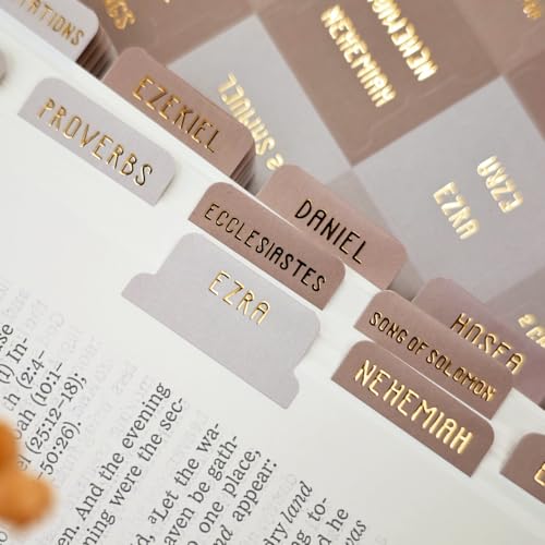 Pestañas de la Biblia de impresión grande para encontrar libros rápidamente 5