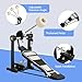 Tipatyard Single Bass Drum Pedal Single Pedal for Drum Set Kit and Electronic Drums | Single Chain