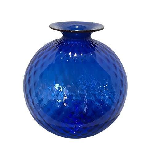 Colore: Zaffiro Venini Vaso Monofiore Balloton Piccolo 100.14 Zaffiro