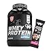 Produktbild 3kg Mammut Whey Protein Eiweißshake - Set inkl. Protein Shaker, Riegel, Powderbank oder Tasse (Coconut White Chocolate, Mammut Protein Bar - Raspberry)
