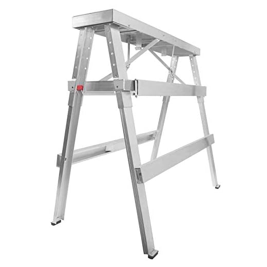 GypTool Adjustable Height Drywall Taping & Finishing Walk-Up Bench: 18 in. - 44 in.