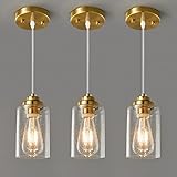 LIANGMH Industrial Pendant Lights, Kitchen Island Pendant lamp，Modern Indoor Hanging Light Fixtures