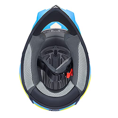 GLX GX623 Youth ATV & Dirt Bike Helmet Combo, DOT by GLX - Used condition - Image 8