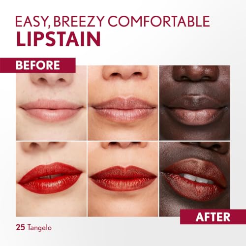 Covergirl Outlast Lipstain, 25 Tangelo, Smooth Application, Precise Pen-Like Tip, Transfer-Proof, Satin Stained Finish, Vegan Formula, 0.06oz - image 3