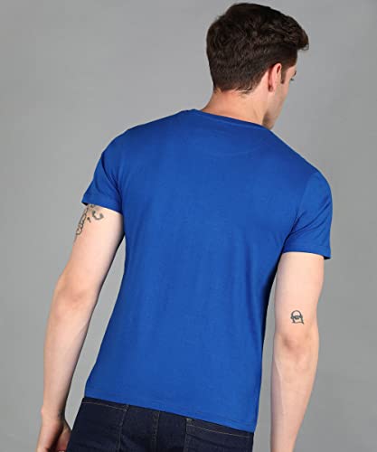 Image of Urbano Fashion Men's Graphic Printed Round Neck Half Sleeve Slim Fit Cotton T-Shirt