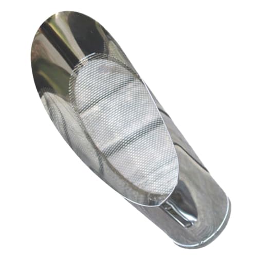 YARNOW Edelstahl Gartensieb Schaufel Multifunktionale Schaufel Mit Integriertem Sieb Für Effizientes Erdsieben Und Umtopfen Ergonomisches Design Für Gartenarbeit Und Pflanzenpflege