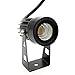 Faretto LED spot staffa orientabile 3.5W esterno luce giardino parete IP65 230V