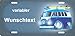 Produktbild Nummernschild und Namensschild VW T2 Bus Bulli Comic selbst gestalten und bedrucken lassen  Transporter und Caravan  Ideale Geschenkidee | Individuelles Aluminium-Schild | Autoschild mit Namen & Spruch beschriften | Aluschild, Kfz-Kennzeichen-Schilder mit Wunschtext