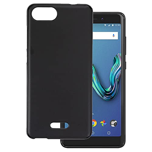 OAGELIM Hülle kompatibel mit Wiko Tommy 3 Hülle Stoßfeste TPU Weiche Flexible Schützende Handyhülle mit Kratzfestigkeit & Militärischer Fallschutz (Schwarz)