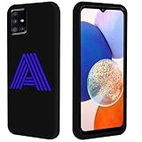 FortiCase Custodia Personalizzata per Samsung Galaxy A71 5G,Nero Silicone Cover,con con Iniziali/Testi Disegni,per Galaxy A71 5G Case -DYZ