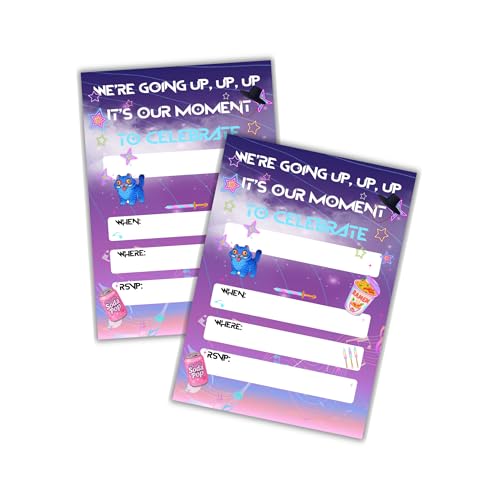 Lashicorn Hunter Birthday Party Invitations Cards 30pk 5x7 Postcards Singer Anime K Fans Pop Themed Party Character Demon Were Going Up