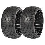MARASTAR 31426-2PK 15x6.00-6 Tire and Wheel Assembly, Flat-Free Flex Tire, Replacement Riding Lawn Mower Front Tires, 2 pack