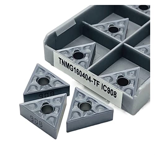 Cuchillas de torneado CNC de alta resistencia, fresa de carburo para torno exterior TNMG160404TF