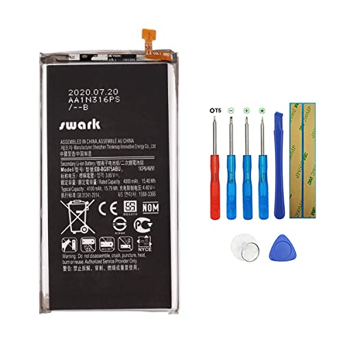 SWARK Battery EB-BG975ABU Compatible with Samsung Galaxy S10+ S10 Plus SM-G9750 with Tools