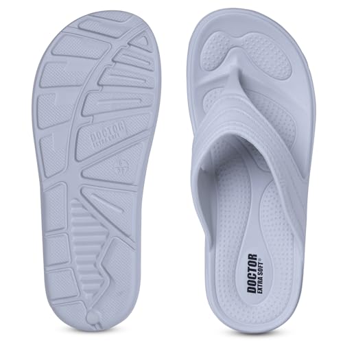 Image of DOCTOR EXTRA SOFT Women's Classic Ultra Soft Flip Flops /Slippers with Cushion FootBed for Adult | Comfortable & Light Weight|Stylish & Anti-Skid| Waterproof & Everyday Slip-on for Ladies & Girls D-515