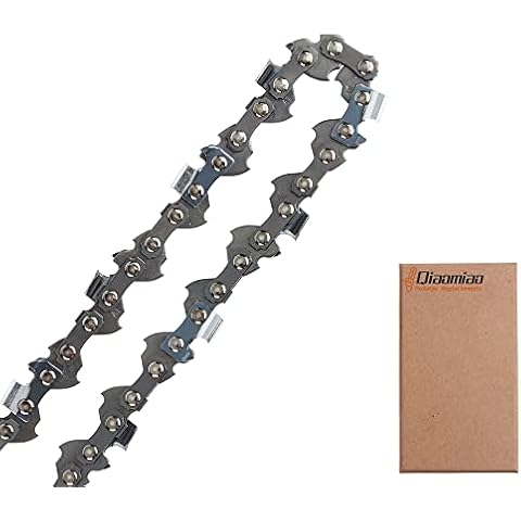 14 inch Chainsaw Chain Low Kickback 3/8"LP 50DL .050" Gauge Saw Chain Compatible for Stihl 018 MS180 MS181 McCulloch Oregon 91P050X3 Cover