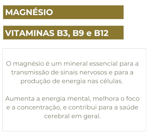 SMART MIND - Foco e Memória 90 Cápsulas, Fortalvit, Potencialize seu Cérebro