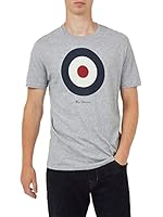 Ben Sherman Men's Signature Target T-Shirt, Grey, Large