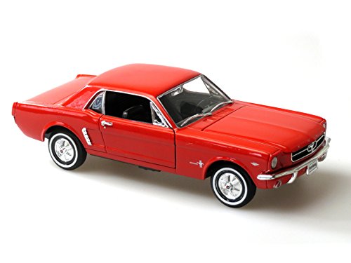 Welly Ford Mustang 1964 Rot Red 1/2 Coupe 1/24 Modellauto Modell Auto