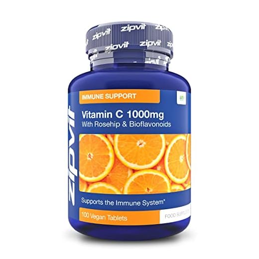 Vitamina C 1000 mg + Bioflavonoides, 100 Comprimidos. Apto para veganos