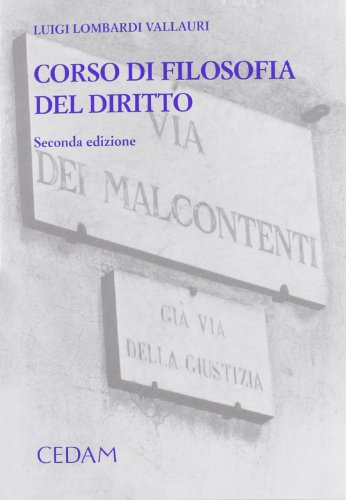 Corso di filosofia del diritto