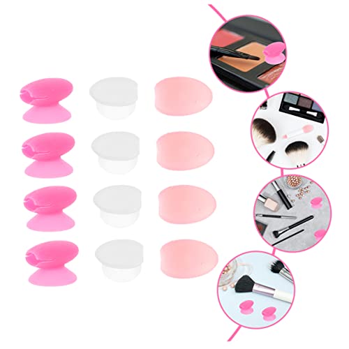 Cubierta de cepillo de labios de silicona y fundas para protectores de manga cosmética 4