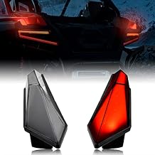 LED Rear Side Marker Lights for RZR PRO XP/PRO R 20-24, Smoked Rear Upper Position Signal Lights Tail Clearance Lamps for RZR PRO XP XP4/ RZR PRO R/TURBO R 2020-2024 Accessories2PCS