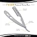 Facón Straight Razors for Men - Professional Barber Straight Edge Razor Kit with 100 Blades, Classic Stainless Steel Barbero Shaver for a Smooth & Precise Shave, Premium Barber Razor for Men's Shaving
