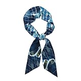 KFLDYOASCBVN Sink Tile Versatile Printed Satin Scarf, Versatile For Decoration And Warmth, Essential For Dating And Travel