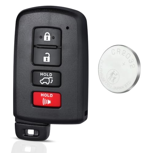 Beefunny Smart Remote Key Fob Replacement for Toyota Highlander 2014 2015 2016 2017 2018 2019 Keyless Entry Car Key Fob 4 Buttons FCC ID:HYQ14FBA Board ID:281451-2110 (1)