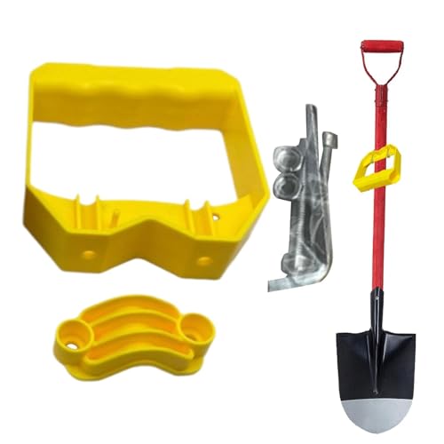 Mango para herramientas de jardín con extensión ajustable de pala 7