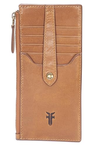 Image of Frye Women's Melissa Snap Card Wallet, Stylish Design with Holder & Slots, Compact for Purse