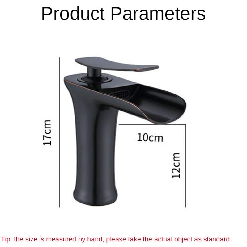 Robinet mitigeur cascade à double commande thermique pour lavabo de salle de bain