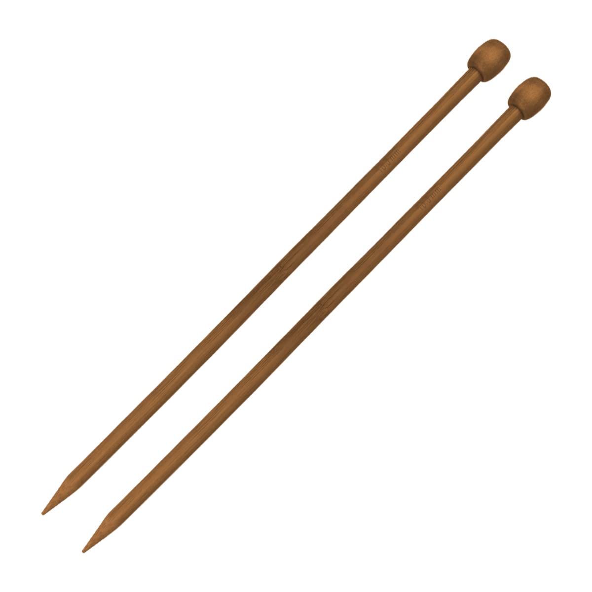 Jagowa Natural Bamboo 2Pcs Knitting Needles Bamboo Long Knitting Needle Knitting Pins For Beginners Professional Knitters