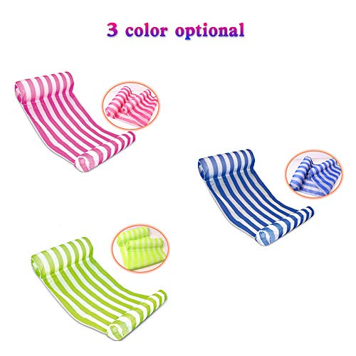 Cucudy Sala de estar inflável de rede da rede da água da rede da rede do flutuador da piscina Flutua