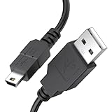 AK 3.3FT PS3 Controller Charger Cable Compatible with PS3 Controller, Mini USB Data Charging Cord for PS3/ PS3 Slim/PS Move Controllers, TI84 Plus CE, Camera, MP3 Player