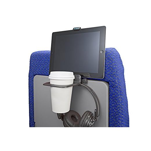 Die airhook Air Travel Tasse und elektronische Gerät Halterung (Jet Schwarz)
