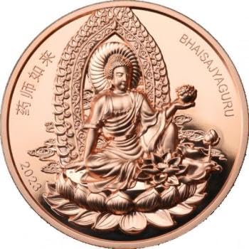 Bhaisagyaguru: Healing Buddha Piedfort Commemorative Coin with Original Mint Pack