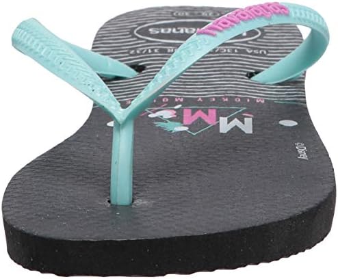 Havaianas Baby Disney Cool Flip Flop Sandal, Black, 9 M US | Image 1