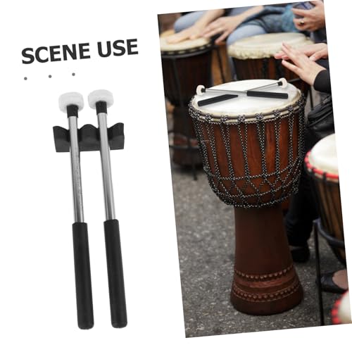 2 Baquetas ligeras con cabeza de fieltro para percusión miniatura 3