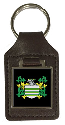 Porte-clé en cuir Lambert Family marron, l'accessoire de poche idéal
