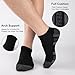 COOVAN 12 Pack Mens Ankle Socks Low Cut Cushioned Comfort Breathable Casual Socks 12 pairs
