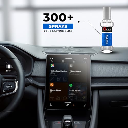 Image of Crab Car Spray Perfume Marinee Fragrance With Absorbent Dangler (Marine)