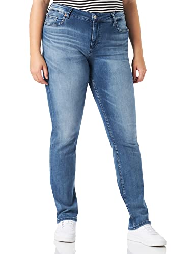 Preisvergleich Produktbild MUSTANG Damen Sissy Slim Jeans, Mittelblau 602, 27W / 30L