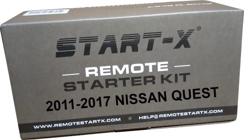 Start-X Remote Starter for Nissan Quest (2011-2017) | Push to Start Engine | Plug n Play | Zero Wire Splicing | 2011 2012 2013 2014 2015 2016 2017
