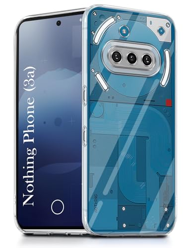 Image of Jkobi Back Cover for Nothing Phone 3A 5G (Silicone Clear Shockproof Case with Camera Protection | Soft and Flexible | Transparent)