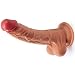 12 Inch Realistic Dildo Dual-Layered Silicone Cock with Full Shaped Balls and Strong Suction Cup, Luvkis Life-Like Experience Hands-Free Didlo Masturbation Sex Toy for Women