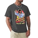 QINWEILU Randy Watson Sexual Chocolate Tshirt for Men 80s Cotton Tees Movie Shirts